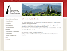 Tablet Screenshot of maienfeld-reformiert.ch